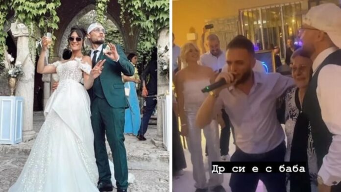 Криско пя на сватбата на колегата си Боро Първи